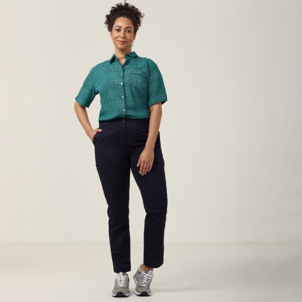 NNT CAT3T7 P/V Gaberdine Flex Waist Slim Leg Womens Cargo Pants - Image 2