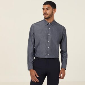 NNT CATJ2W Mens Chambray L/S Shirt