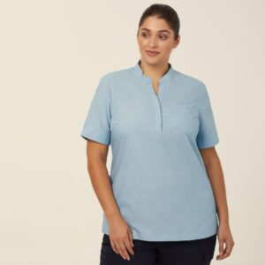 NNT CATUGA TEXTURED SHORT SLEEVE TUNIC