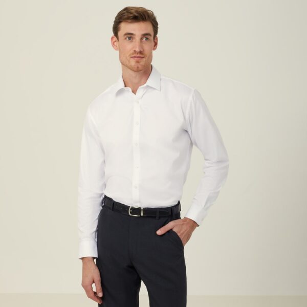 NNT CATJCB Stretch Textured Twill Long Sleeve Shirt