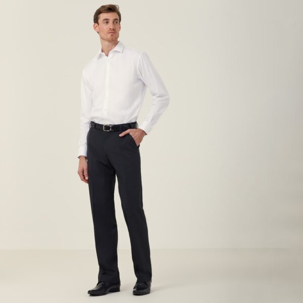 NNT CATJCB Stretch Textured Twill Long Sleeve Shirt - Image 4