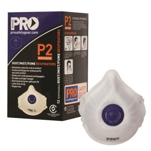 Pro Choice PC321 Dust Mask P2 + Valve - Box of 12