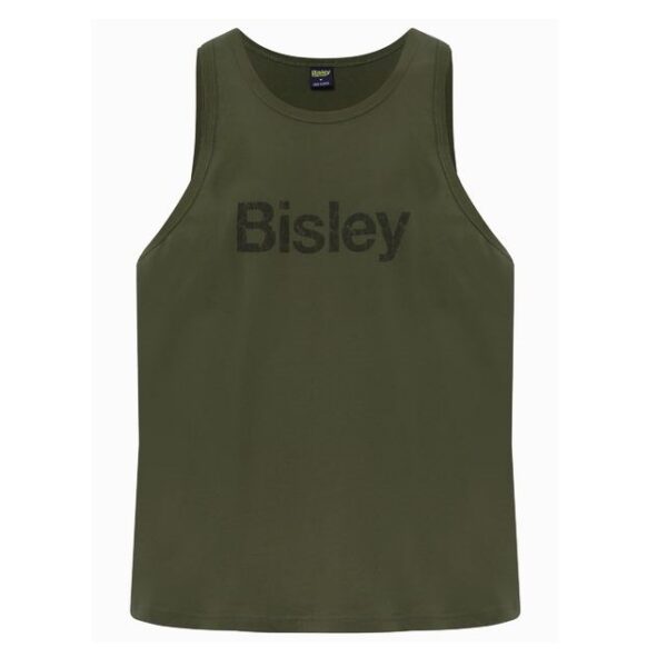 Bisley BKS063 Cotton Logo Singlet - Image 3