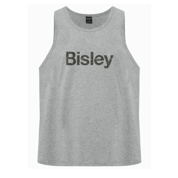 Bisley BKS063 Cotton Logo Singlet - Image 5