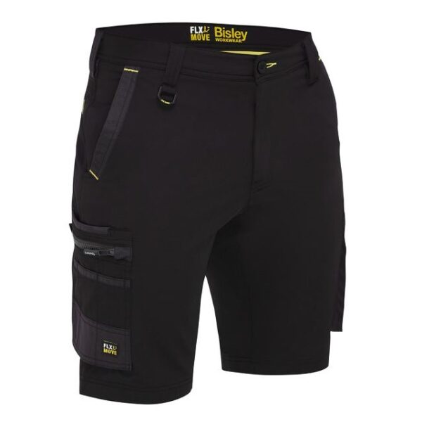 Bisley BSHC1332 Flex&Move™ 4-Way Stretch Zip Cargo Short