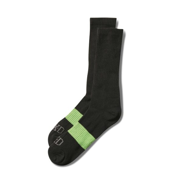 FXD SK-6 5-Pack Long Black Work Socks - Image 2