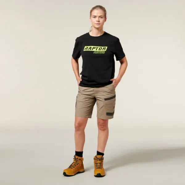 Hard Yakka Y08228 Womens Raptor Mid Short - Image 15