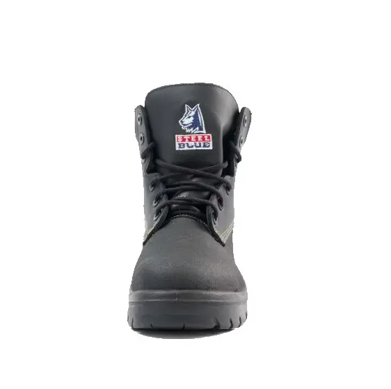 Steel Blue 322309 Warragul Black Nitrile Safety Boot - Image 3