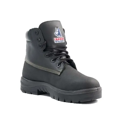 Steel Blue 322309 Warragul Black Nitrile Safety Boot - Image 2