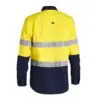 Bisley BSC6415T X Airflow™ Closed Front Taped Hi Vis Ripstop Shirt - Image 4