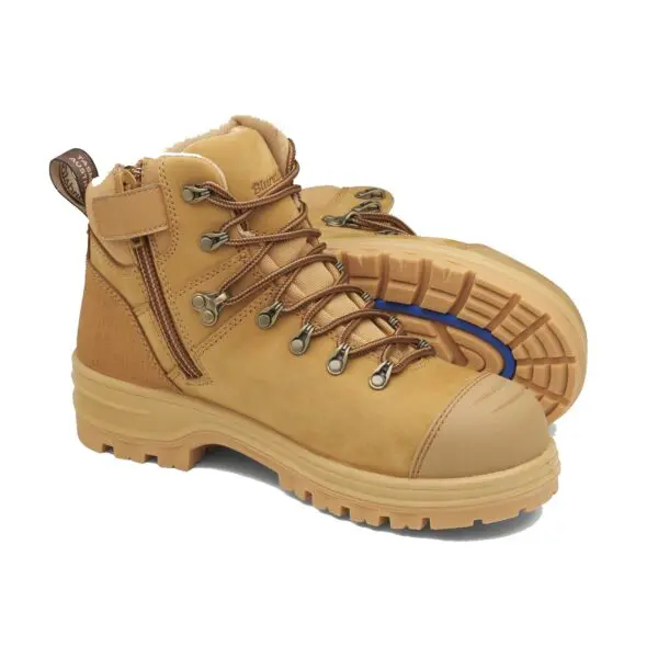 Blundstone 243 Unisex Zip Up Safety Boots At The Coal Face Workwear