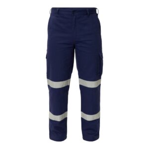 Workcraft WP4017 Reflective Cargo Cotton Drill Trousers