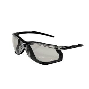 Maxisafe ESW391-G Swordfish Safety Glasses with Anti-Fog Smoke Lens, Assembled with Gasket