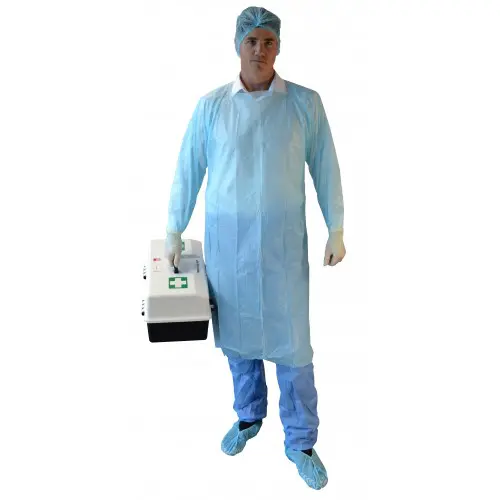 Pro-Val 56005 CPE Splash Gown - 100 Pack