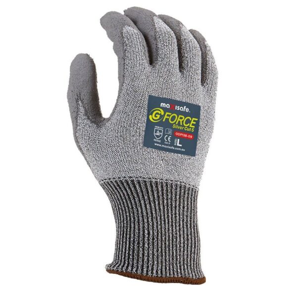 Maxisafe GDP138 G-Force Silver Cut 5 Cut Resistant Glove - Image 2