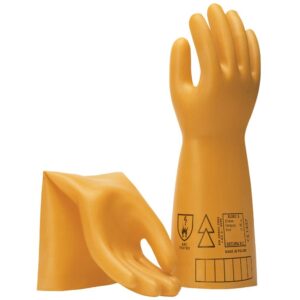 Maxisafe GEG295 Electrical Insulating Glove 1000v 5kv Class 0