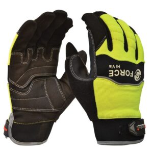Maxisafe GMY277 G-Force HiVis Mechanics Glove