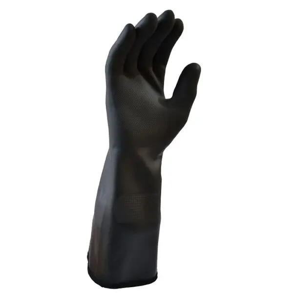 Maxisafe GNL154 Black Neoprene Lined Gauntlet - Image 3