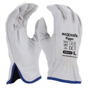 Maxisafe GRB140 Natural Full Grain Rigger Glove