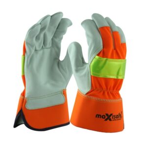 Maxisafe GRR176 Reflective Safety Rigger Glove With Safety Cuff