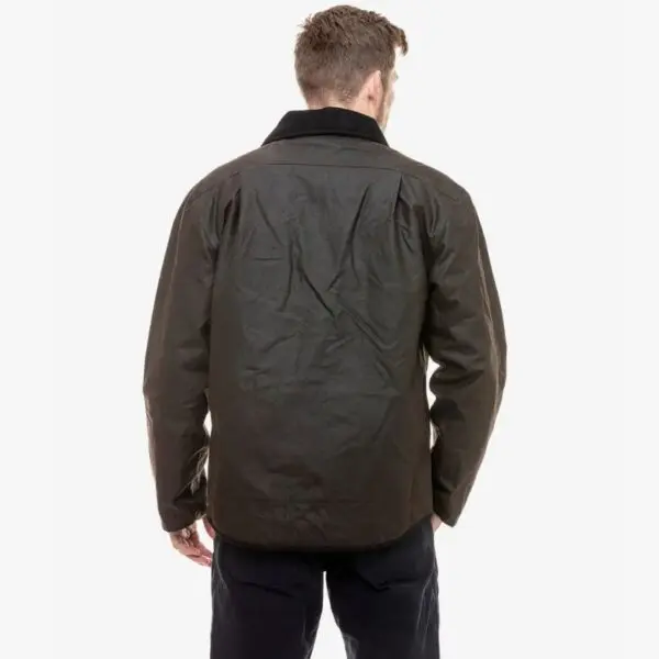 Swanndri SW14452M Waimak Mens Oilskin Jacket - Image 4