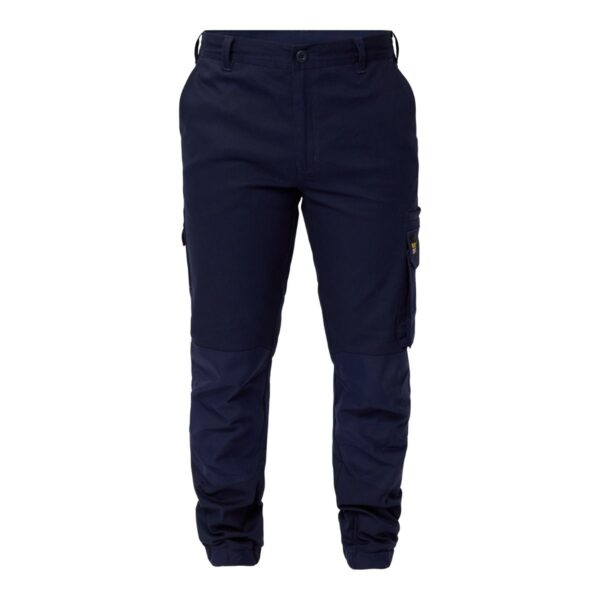 Workcraft WP4018 Stretch Cargo Pants Elasticised Hem - Image 3