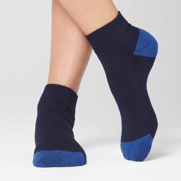 NNT CATKDN Bamboo Sports Sock Ankle Length Contrast Heel - Image 2