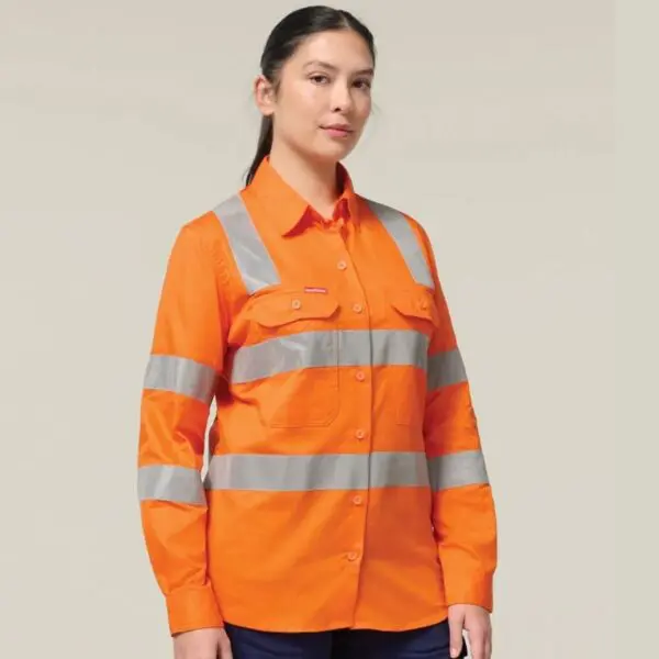 Hard Yakka Y08420 Womens Biomotion X Back Lightweight Shirt - Image 2