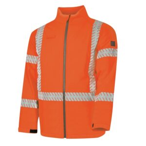 Bool BW1300T5 HiVis FR Softshell Jacket with Segmented Tape