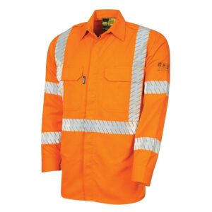 Bool BW1590T5 Reg Weight PPE2 FR Shirt with Segmented Loxy™ FR Reflective Tape