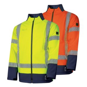 Bool BW2300T8 HiVis PPE2 Softshell Jacket with Segmented FR Reflective Tape