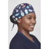 Biz Care CSC245U Unisex Printed Scrub Cap