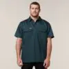 Hard Yakka Y07540 Short Sleeve Closed Front Shirt - Image 4