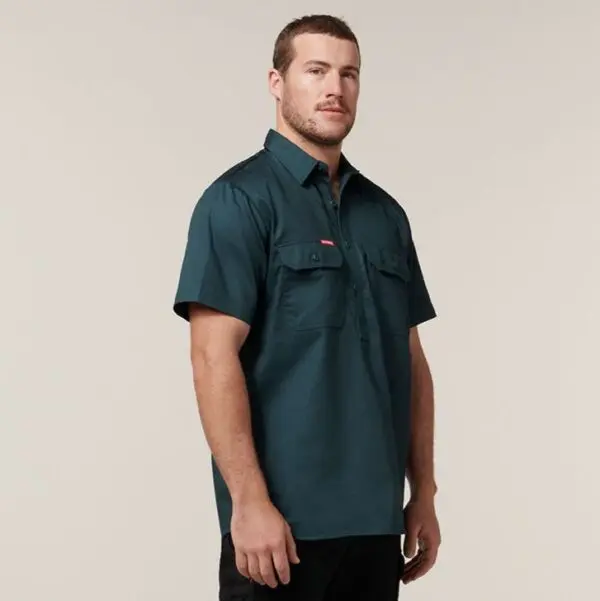 Hard Yakka Y07540 Short Sleeve Closed Front Shirt - Image 5