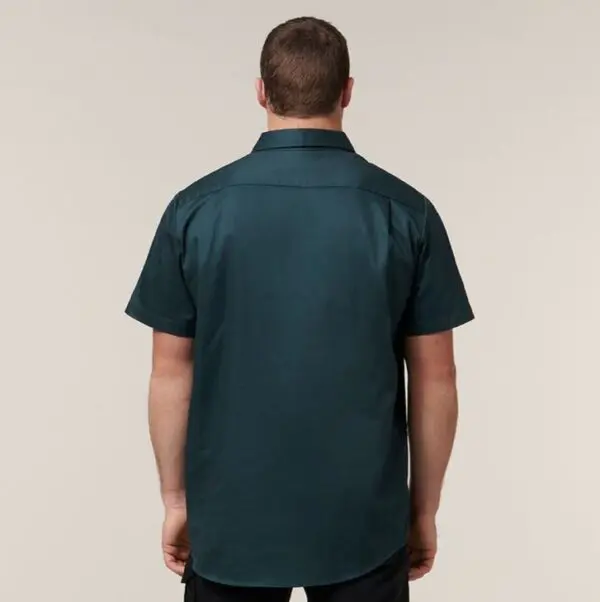Hard Yakka Y07540 Short Sleeve Closed Front Shirt - Image 6