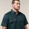 Hard Yakka Y07540 Short Sleeve Closed Front Shirt - Image 7