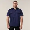 Hard Yakka Y07540 Short Sleeve Closed Front Shirt