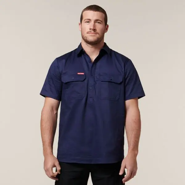 Hard Yakka Y07540 Short Sleeve Closed Front Shirt