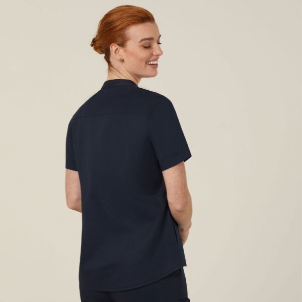 NNT CATUMM Next-Gen Antibacterial Active Blackburn Mandarin Collar Scrub Top - Image 3