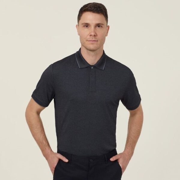 NNT CATJA4 Textured Short Sleeve Polo - Image 4