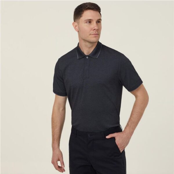 NNT CATJA4 Textured Short Sleeve Polo - Image 5