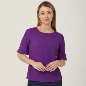 NNT CATU5T Fluted Sleeve Top