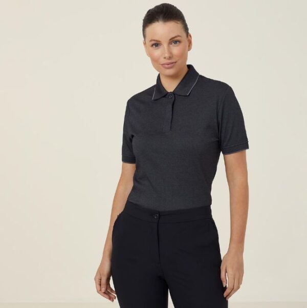 NNT CATUF9 Textured Short Sleeve Polo - Image 4