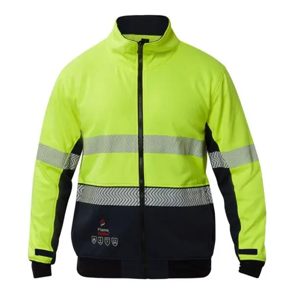 Flame Buster FJV034 FR Hi Vis Segmented Reflective Fleece - Image 3
