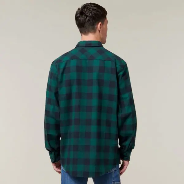 Hard Yakka Y07295 Long Sleeve Check Flannel Shirt - Image 3