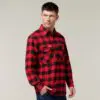 Hard Yakka Y07295 Long Sleeve Check Flannel Shirt - Image 11