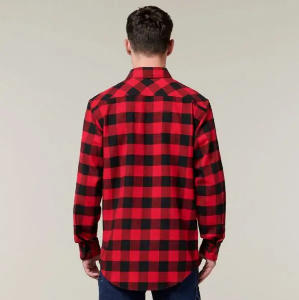 Hard Yakka Y07295 Long Sleeve Check Flannel Shirt - Image 12