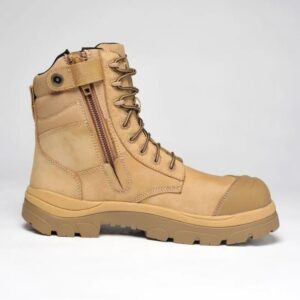 Wide Load 890WZC Wheat 8 Zip Side Composite Safety Boot