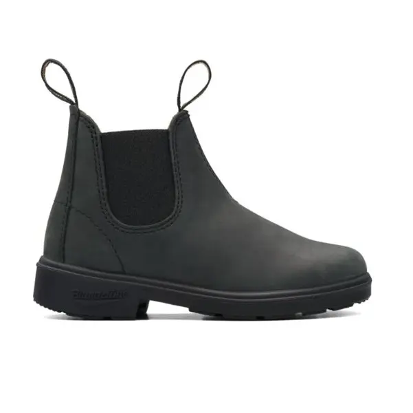 Blundstone 1325 Kids Chelsea Boots Rustic Black At The Coal Face