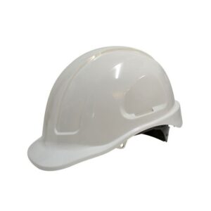 Maxisafe HUS591 Maxisafe White Unvented Hard Hat - Sliplock Harness